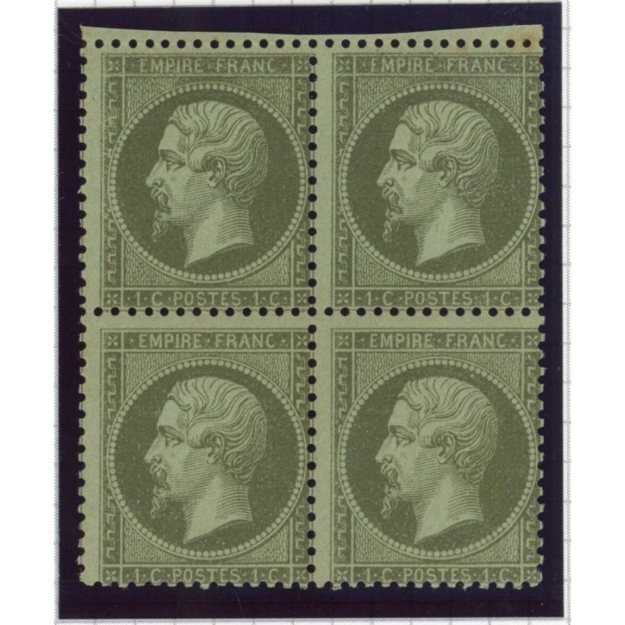 YT 19 - Neuf xx - Bloc de 4 - Cote 1800 Euros