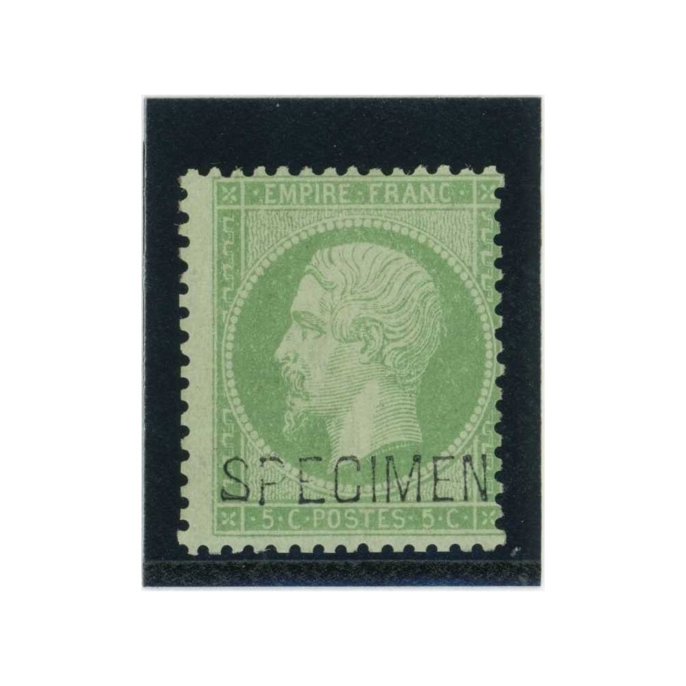 YT 20 f - Neuf x - SPECIMEN - Cote 400 Euros