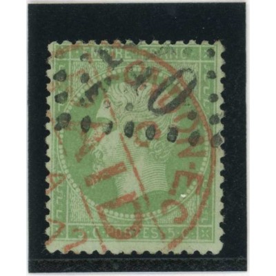 YT 20 - Cachet rouge Londres - Cote 40 Euros