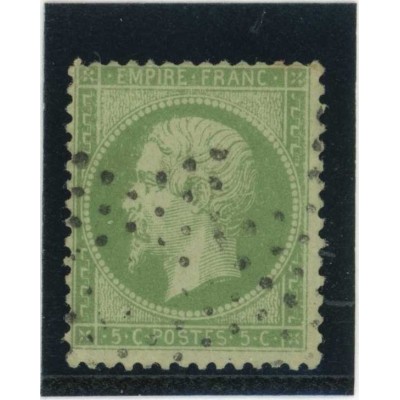 YT 20 - Etoile Evidée - Cote 35 Euros