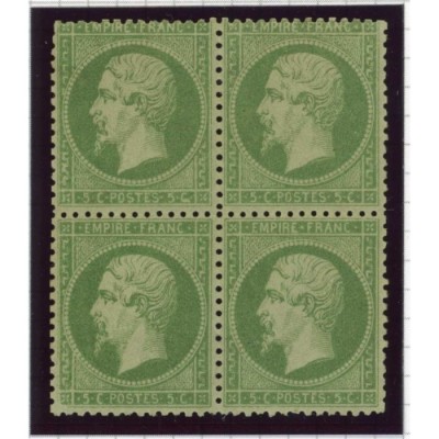 YT 20 a - Neuf x - Bloc de 4 - Cote 1900 Euros