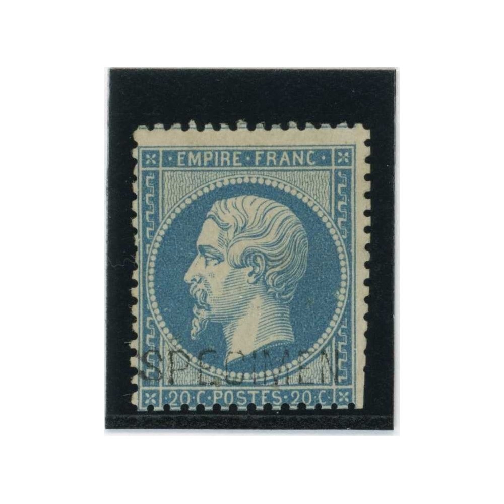 YT 22 - Neuf x - SPECIMEN - VO 21/208 - Cote 410 Euros