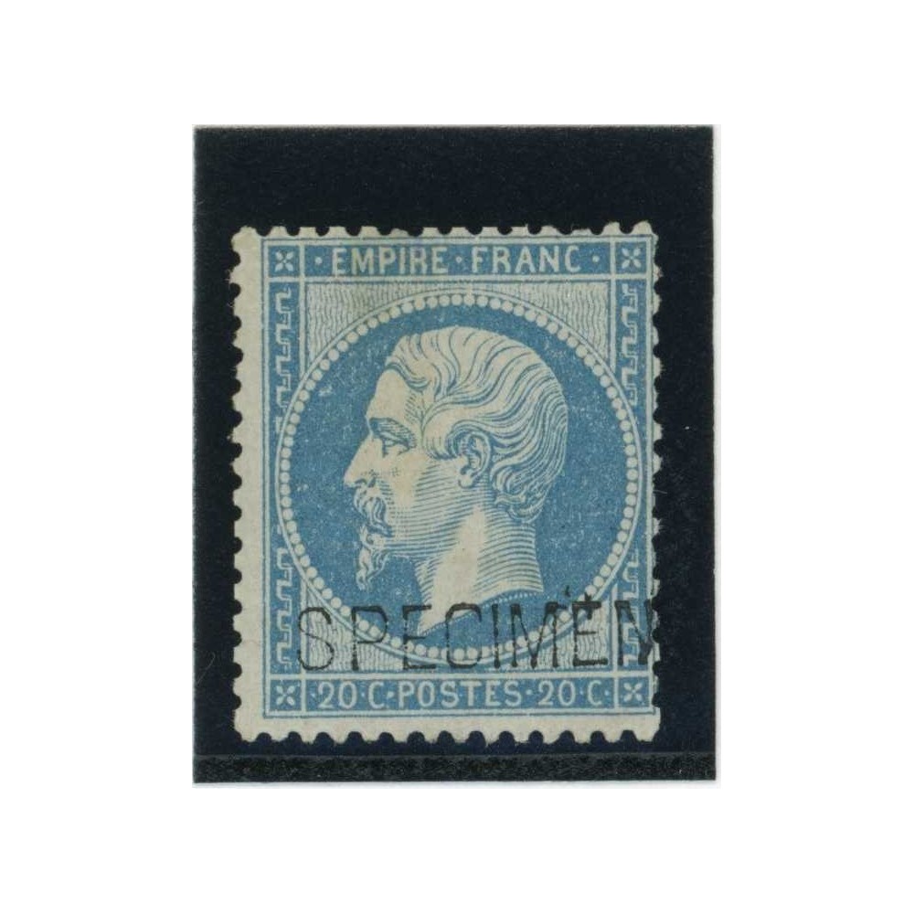 YT 22 - Neuf x - SPECIMEN - VO 21/206 - Cote 410 Euros