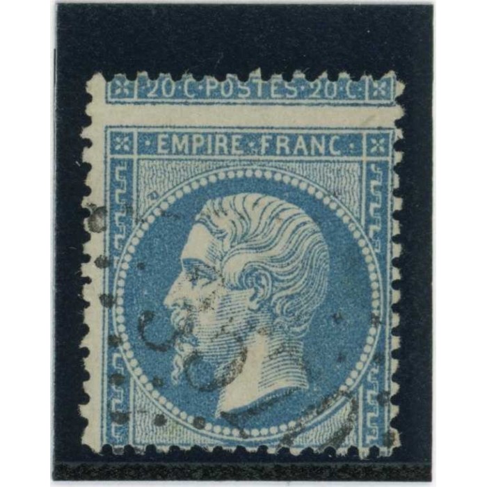 YT 22 - Variété :  A cheval - Cote 15 Euros
