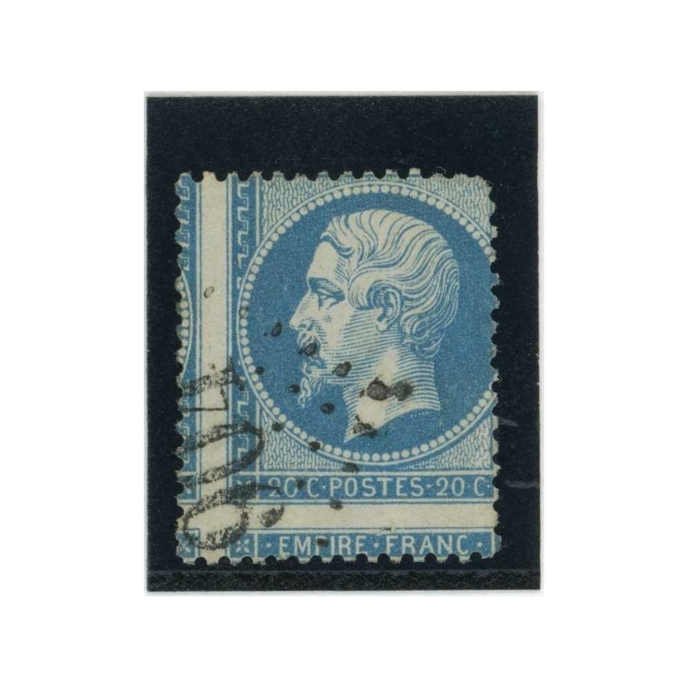 YT 22 - Variété :  A cheval - Cote 15 Euros