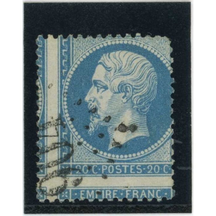 YT 22 - Variété :  A cheval - Cote 15 Euros