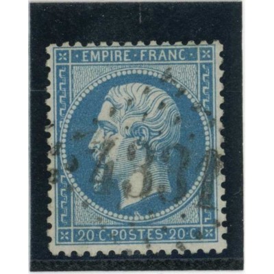 YT 22 - Variété :  Chenille sous le cou - Cote 15 Euros