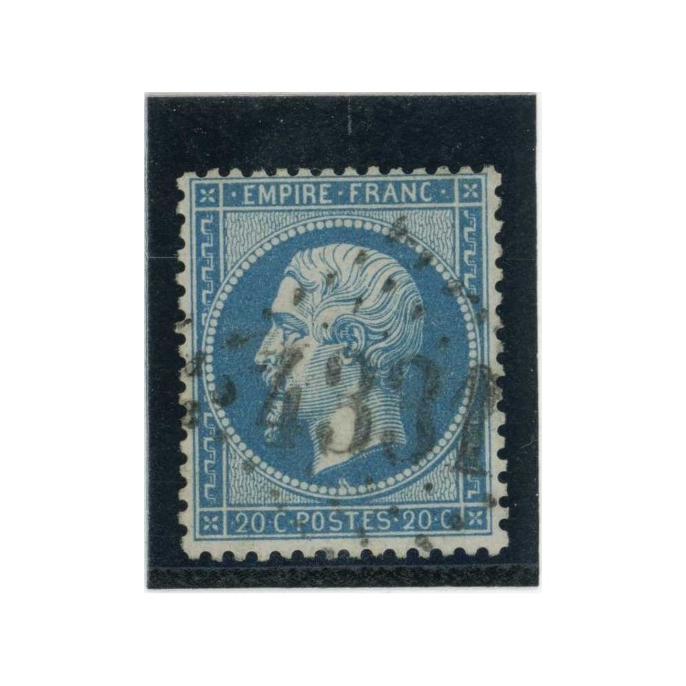 YT 22 - Variété :  Chenille sous le cou - Cote 15 Euros