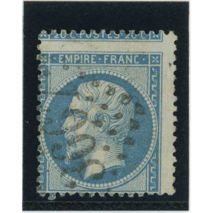 YT 22 - Variété :  A cheval - Cote 15 Euros