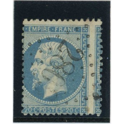 YT 22 - Variété :  A cheval - Cote 15 Euros