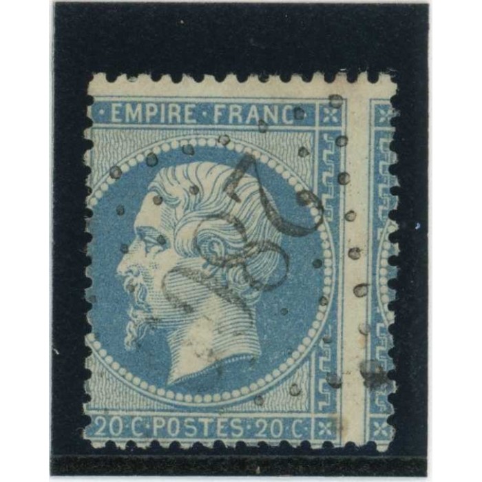 YT 22 - Variété :  A cheval - Cote 15 Euros