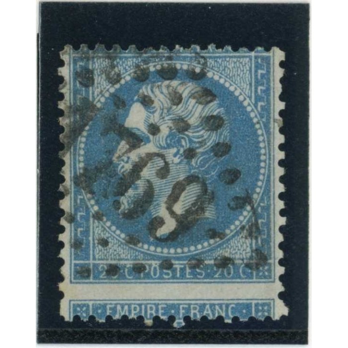 YT 22 - Variété :  A cheval - Cote 15 Euros