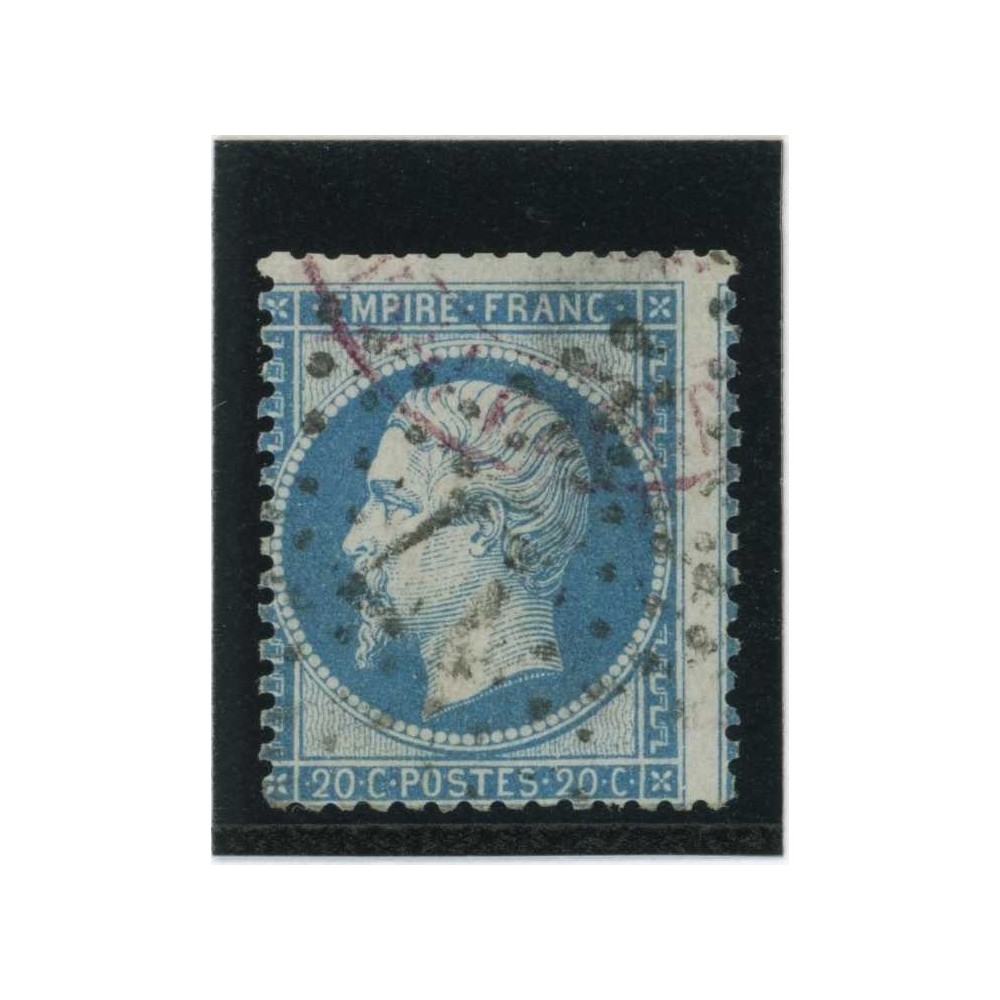 YT 22 - Variété :  A cheval - Cote 15 Euros