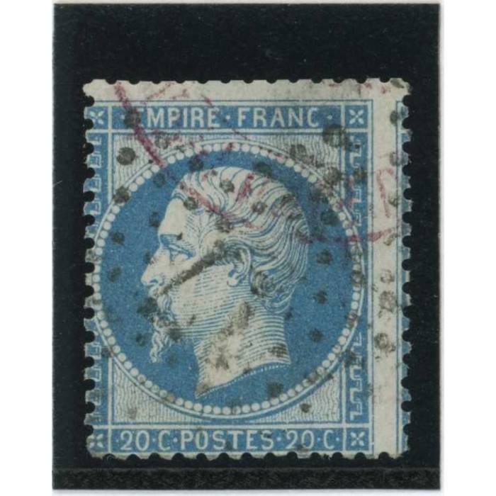 YT 22 - Variété :  A cheval - Cote 15 Euros