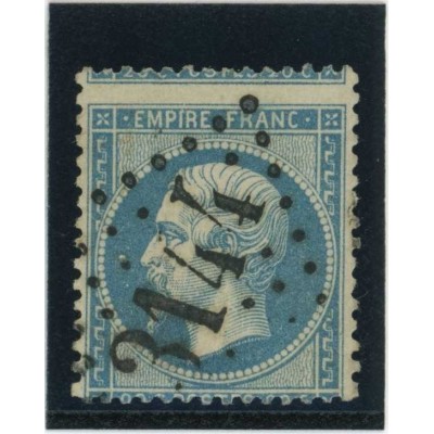 YT 22 - Variété :  A cheval - Cote 15 Euros