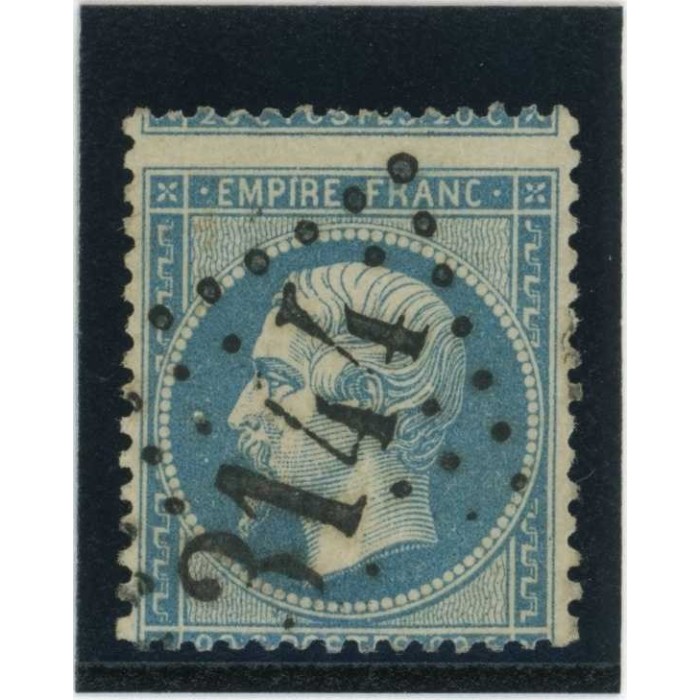 YT 22 - Variété :  A cheval - Cote 15 Euros