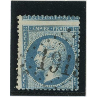 YT 22 - Variété :  A cheval - Cote 15 Euros