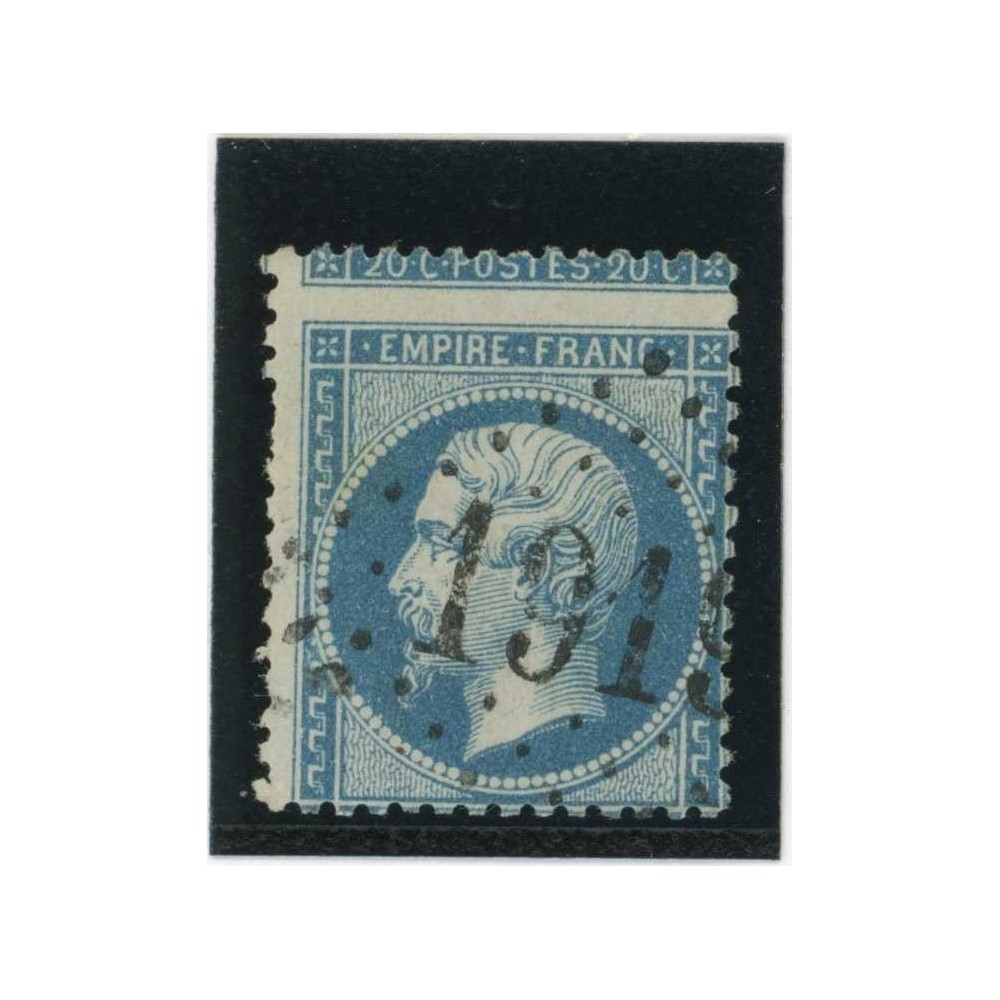 YT 22 - Variété :  A cheval - Cote 15 Euros