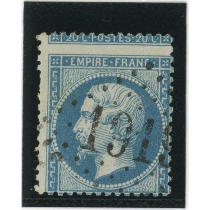 YT 22 - Variété :  A cheval - Cote 15 Euros