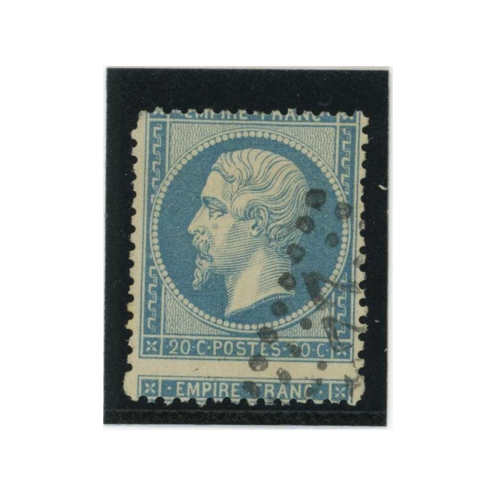 YT 22 - Variété :  A cheval - Cote 15 Euros