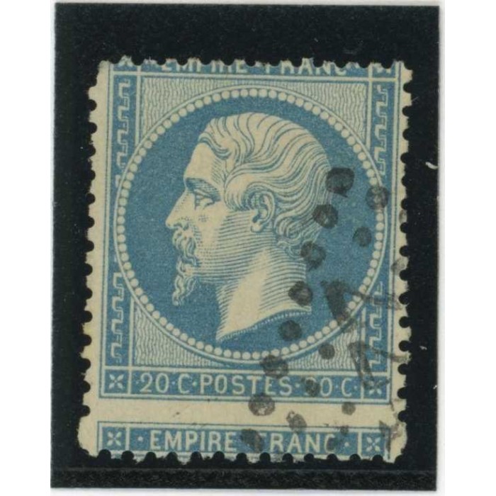 YT 22 - Variété :  A cheval - Cote 15 Euros