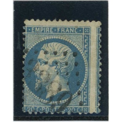 YT 22 - Variété :  A cheval - Cote 15 Euros