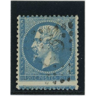 YT 22 - Variété :  A cheval - Cote 15 Euros