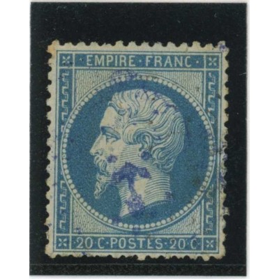 YT 22 - Ancre bleue - Cote 50 Euros