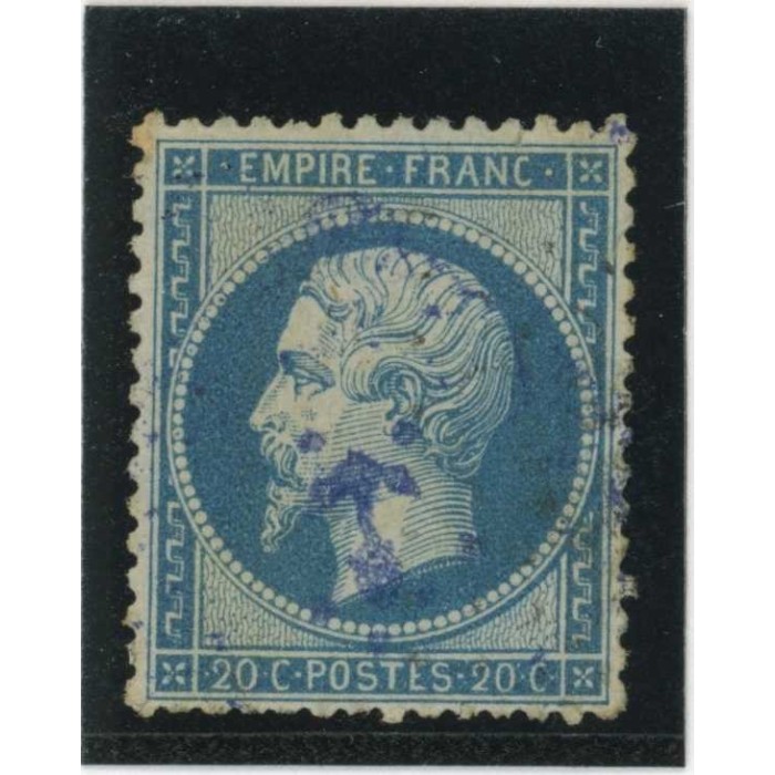 YT 22 - Ancre bleue - Cote 50 Euros