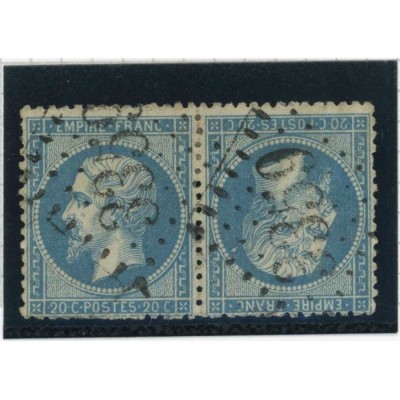 YT 22 - Oblitéré Tête Bêche  - Signé Calves - Cote 1400 Euros