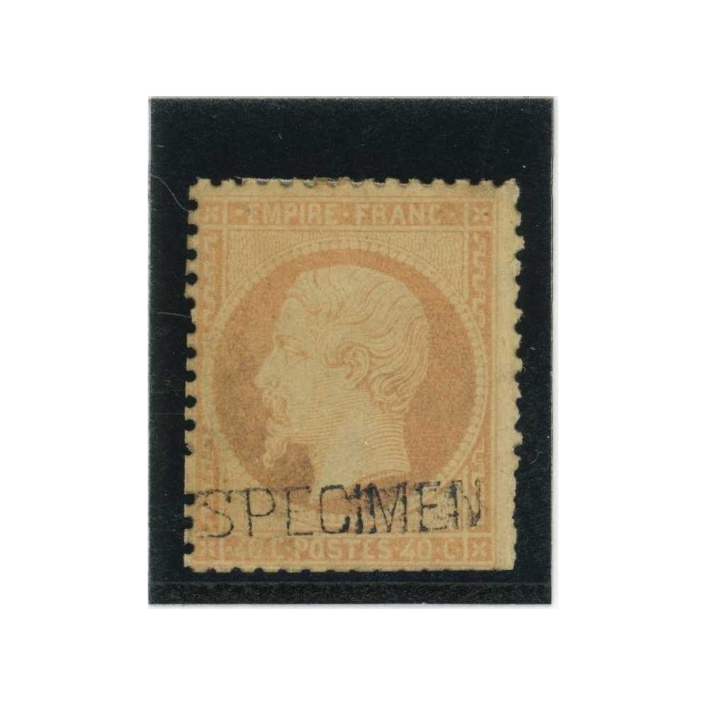 YT 23 - Neuf x - SPECIMEN - Certificat VO 21/208 - Cote 1300 Euros