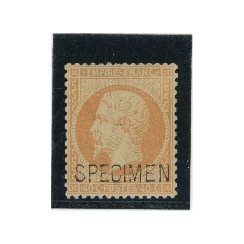 YT 23 - Neuf x - SPECIMEN - Certificat VO 21/206 - Cote 1300 Euros