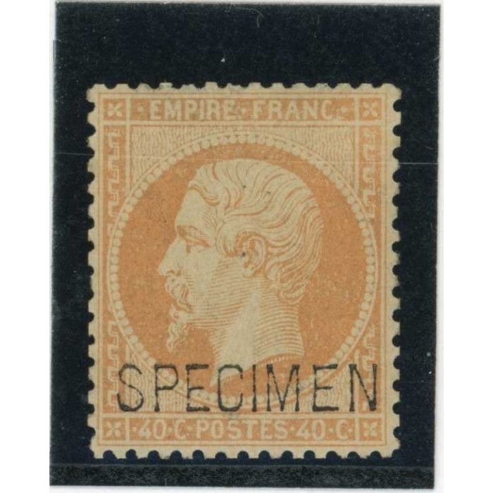 YT 23 - Neuf x - SPECIMEN - Certificat VO 21/206 - Cote 1300 Euros