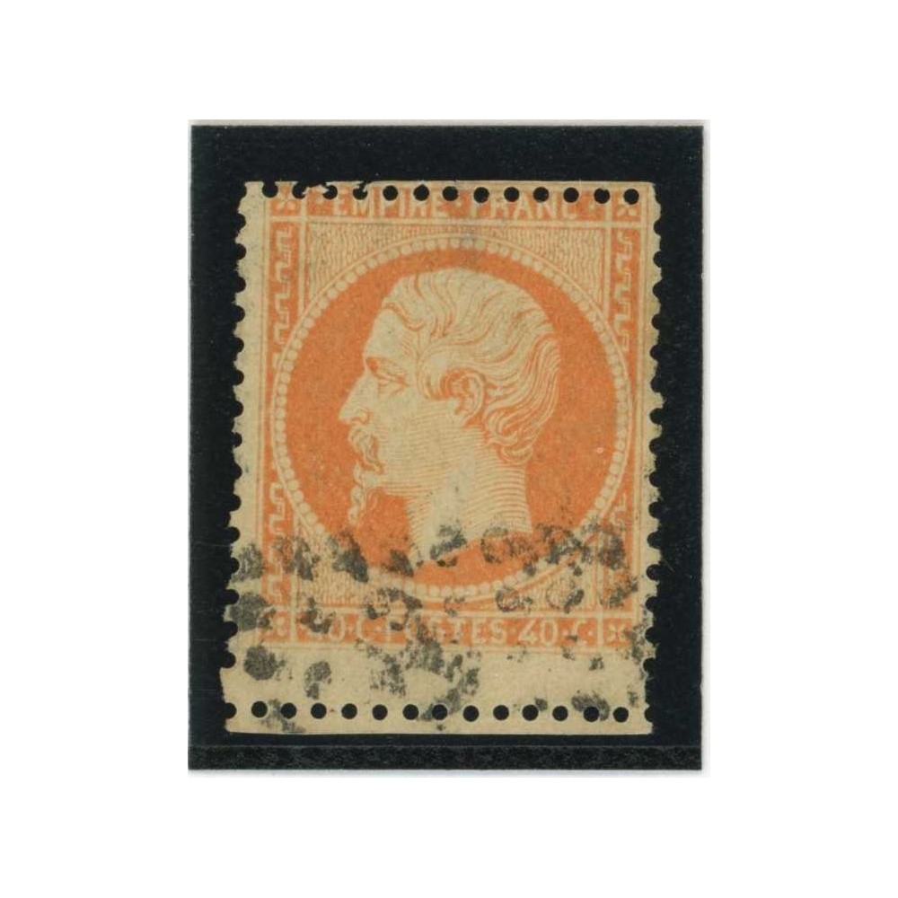 YT 23 - Variété : A cheval - Cote 40 Euros
