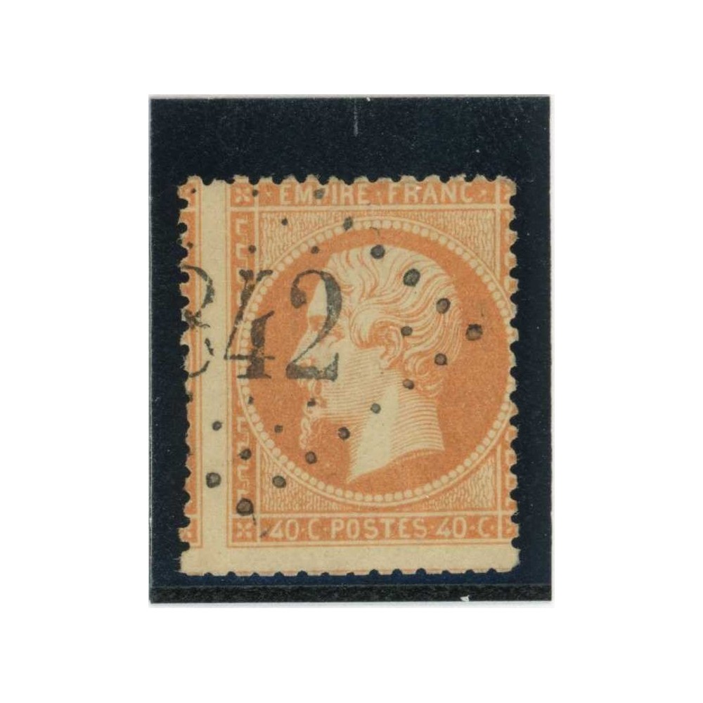 YT 23 - Variété : A cheval - Cote 40 Euros