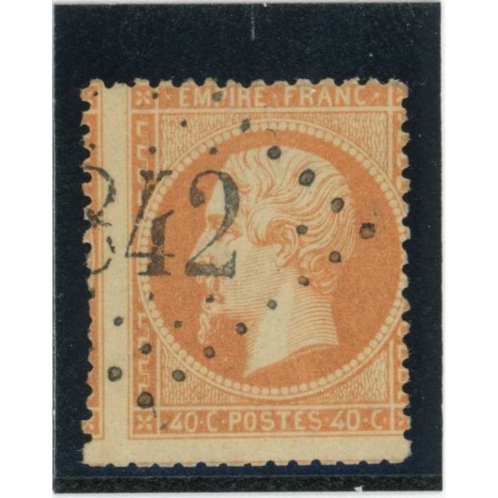 YT 23 - Variété : A cheval - Cote 40 Euros