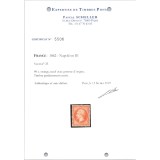 YT 23 - Neuf x - Certificat 5506 - Cote 3100 Euros