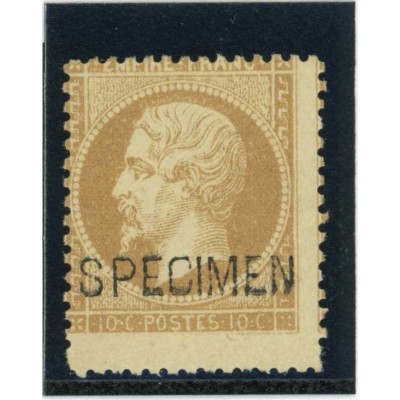 YT 21 - Neuf x - SPECIMEN - Cote 1000 Euros