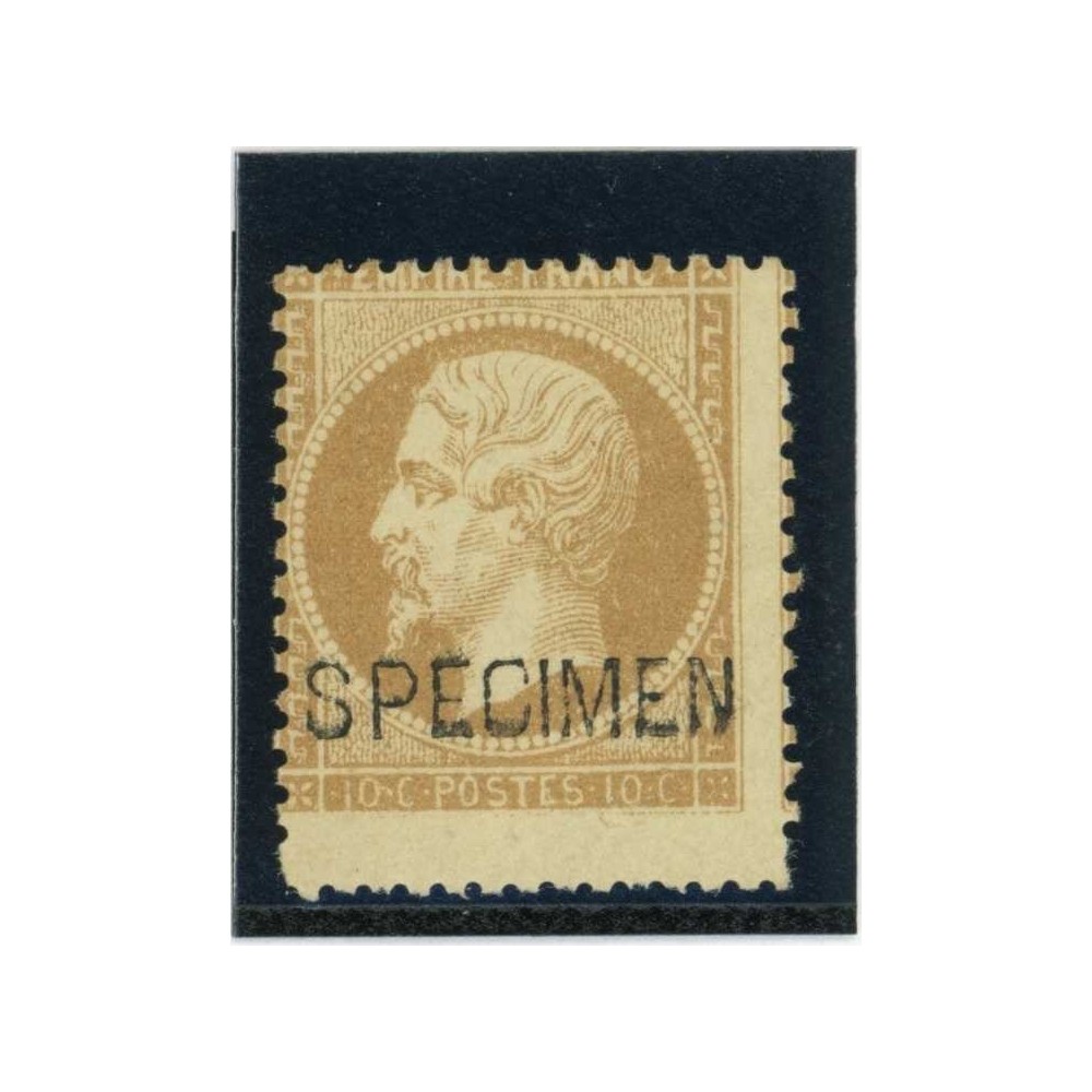 YT 21 - Neuf x - SPECIMEN - Cote 1000 Euros
