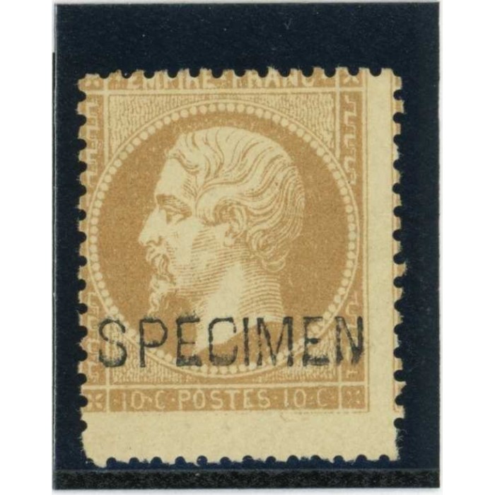 YT 21 - Neuf x - SPECIMEN - Cote 1000 Euros