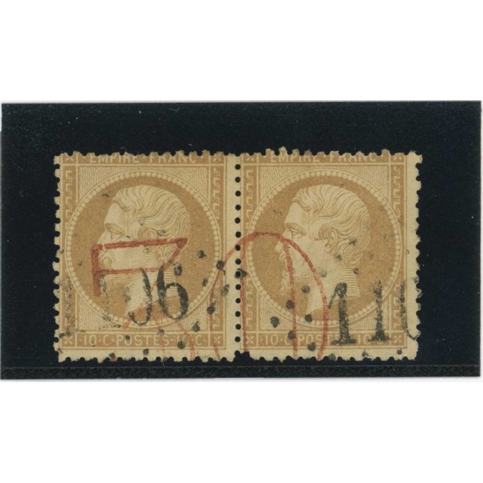 YT 21 - GC 1106 - Condé sur Noireau - Calvados (13) - Paire - Cote 25 Euros