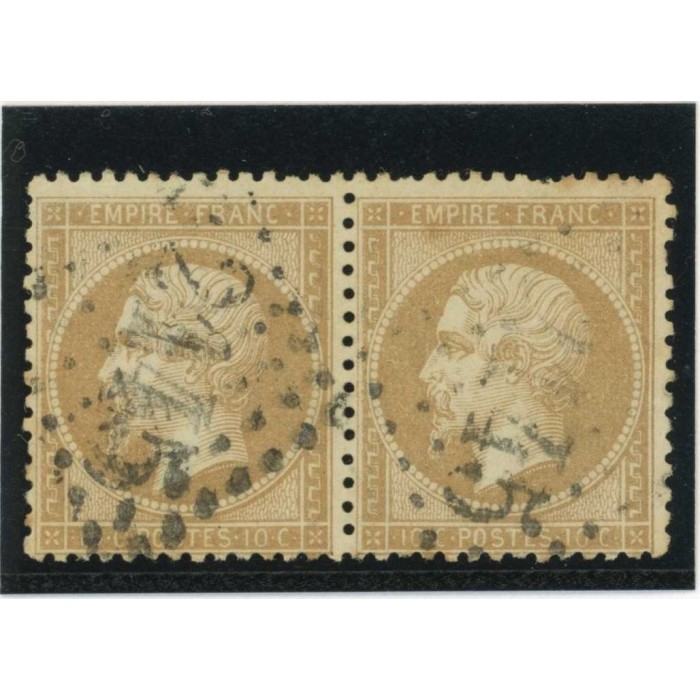 YT 21 - GC 2145 - Lyon - Rhône (68) - Paire - Cote 25 Euros