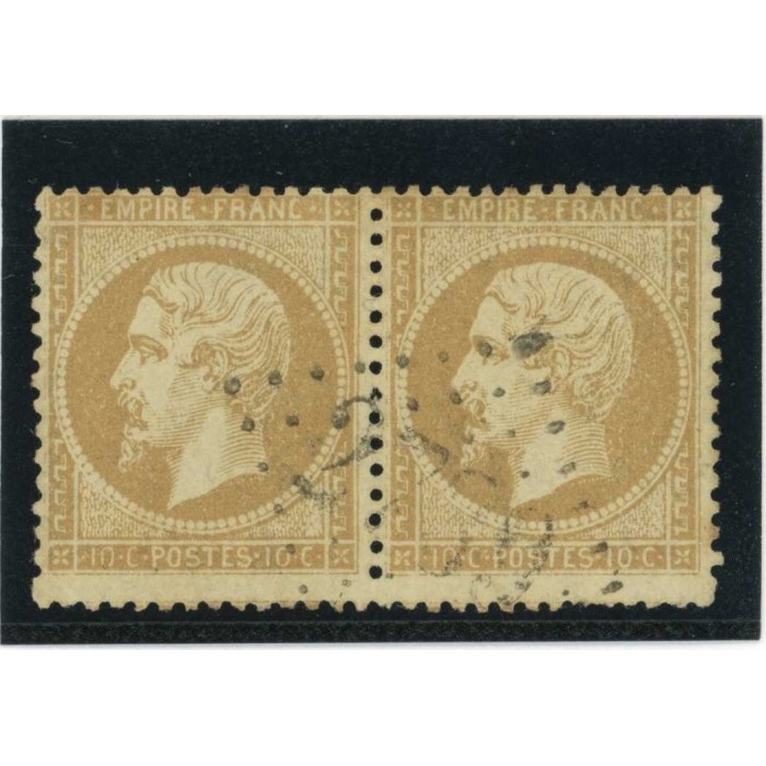 YT 21 - Oblitéré  - Paire - Cote 25 Euros