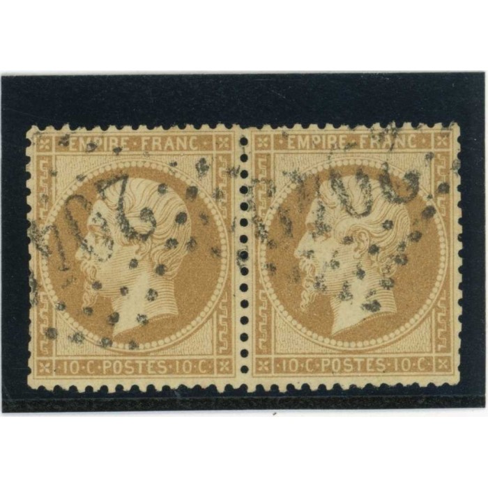 YT 21 - Oblitéré  - Paire - Cote 25 Euros