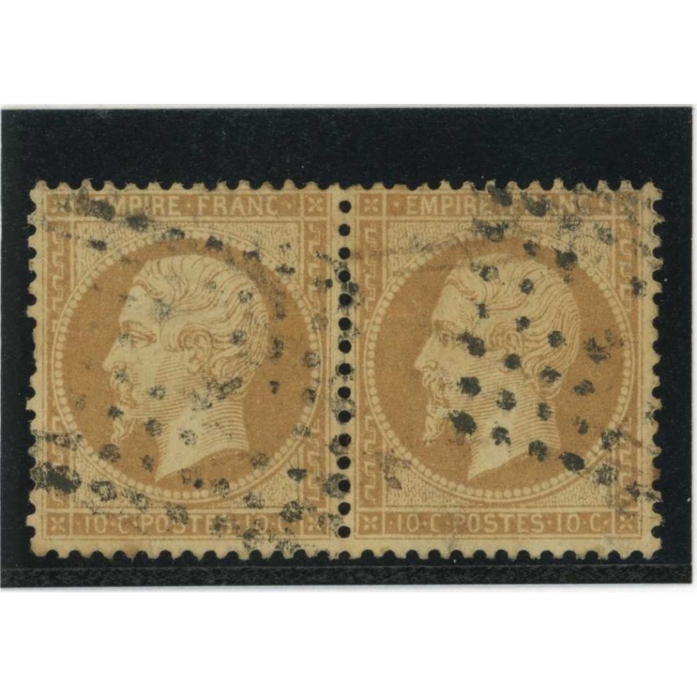 YT 21 - Oblitéré  - Paire - Cote 25 Euros