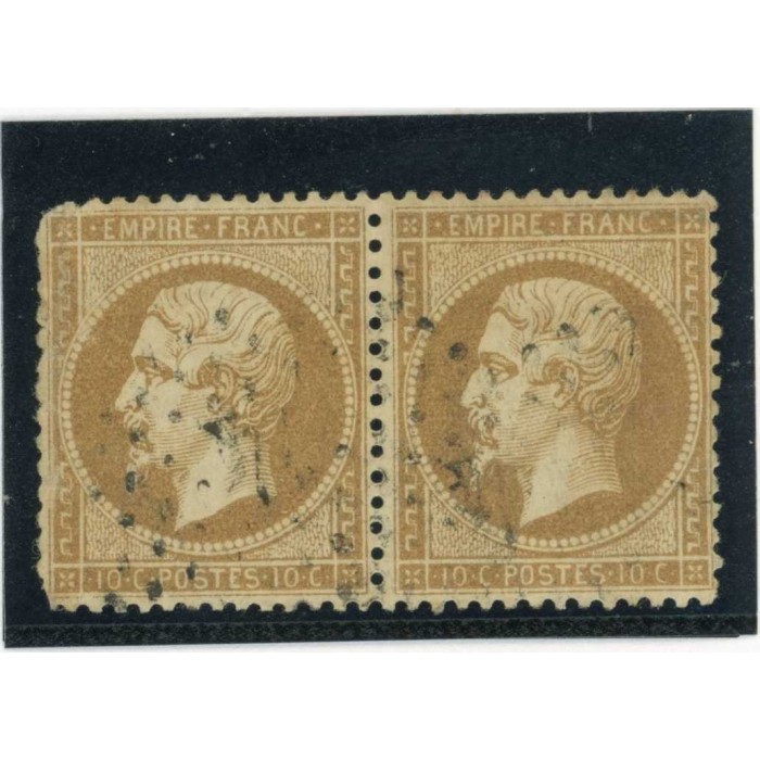 YT 21 - Oblitéré  - Paire - Cote 25 Euros