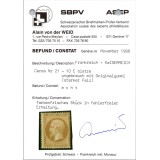 YT 21 - Neuf x - Certificat WEID - Cote 2250 Euros