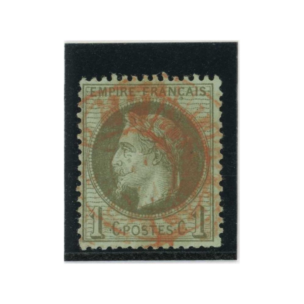 Cachet à date rouge des Imprimés