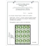 Neuf xx - A la Cigarette - Certificat Roumet et VO 23/368