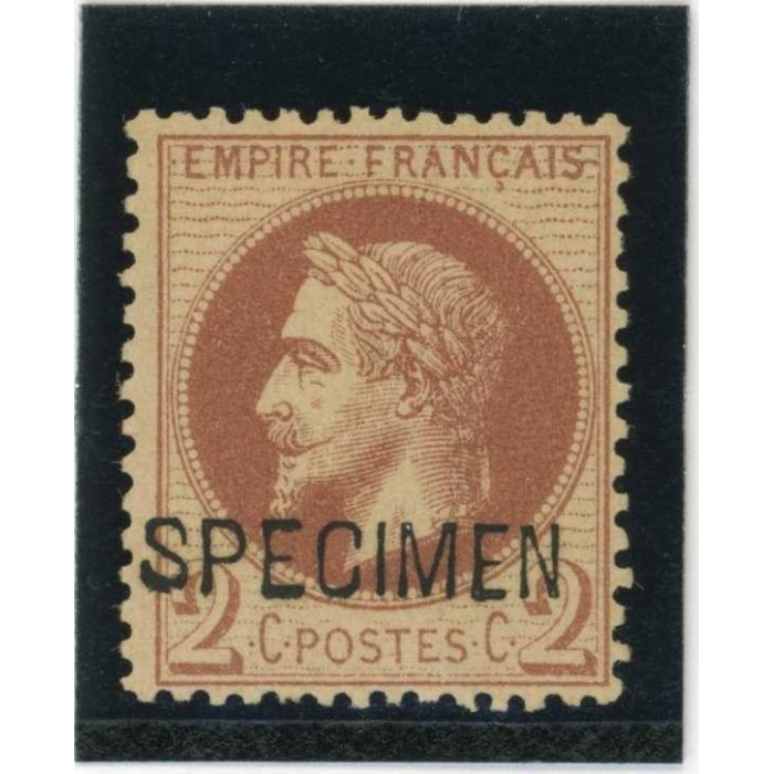 YT 26 - Neuf x - SPECIMEN - Signé Brun / Roumet - Cote 400 Euros